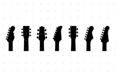 Guitar neck SVG