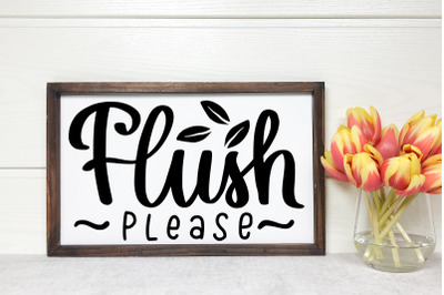 Funny Bathroom Sign SVG Cut File