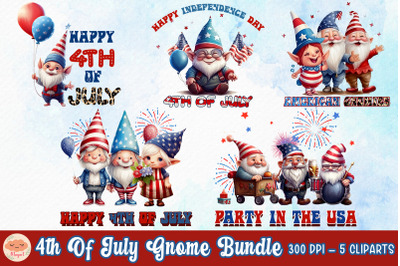 4th Of July Gnome Bundle