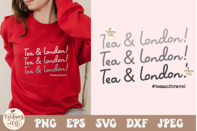 Tea and london png svg, London Travel PNG Sublimation png svg