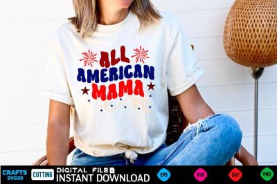 All american mama retro design