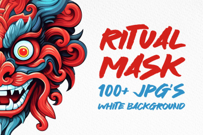 Ritual Mask - 100+ Traditional Asian Masks (Bali, Thailand, China)