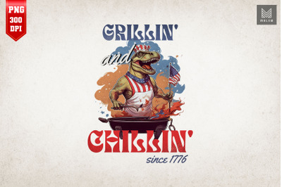 Grillin&amp;&23;039; and Chillin&amp;&23;039; since 1776 T-Rex