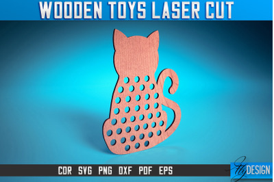 Wooden Toys Laser Cut SVG | Toys Laser Cut SVG Design | CNC Files This