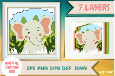 Elephant Shadow Box