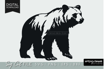 Bear SVG Bear Silhouette Cut File