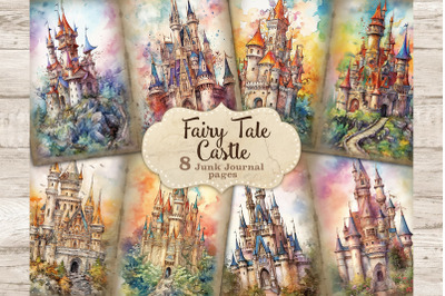 Fairytale Castle Junk Journal | Magic Scrapbooking Paper