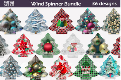 Christmas Wind Spinner | Christmas Tree Wind Spinner