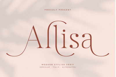 Allisa Typeface