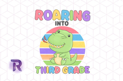 Roaring to 3rd Grade T-rex