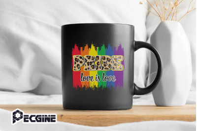 Pride Love is Love Rainbow Color