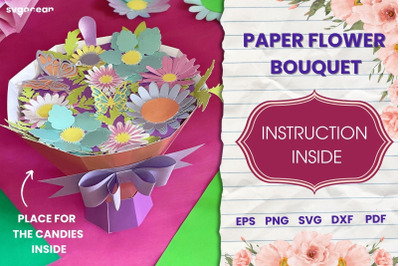 Paper Flower Bouquet SVG