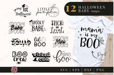Baby Halloween SVG Bundle