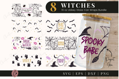 Witches SVG Bundle - 16oz Glass Wrap