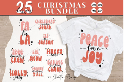 Retro Christmas SVG Bundle