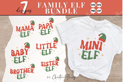 Elf Family SVG Bundle