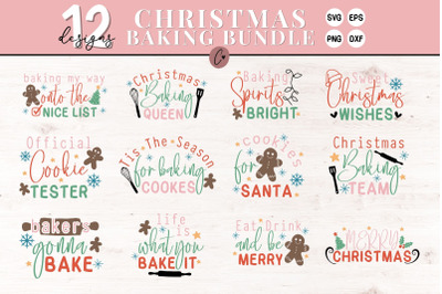 Christmas Baking SVG Bundle