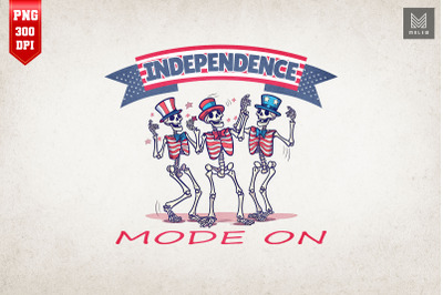 Independence Mode On Dancing Skeletons