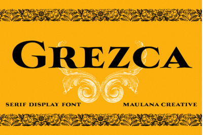 Grezca Serif Display Font