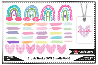 Brush Stroke SVG Bundle Vol-5
