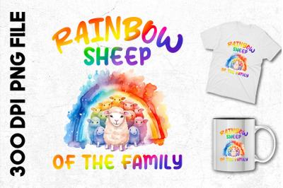 Rainbow Pride Sheep Of The Family