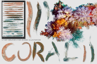 Coral Illustrator Brushes