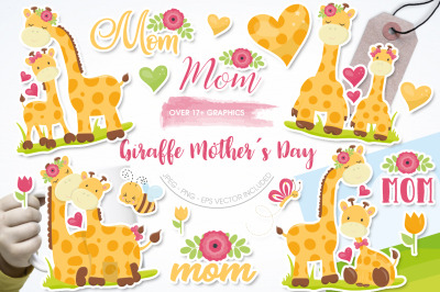 Giraffe mother&#039;s day