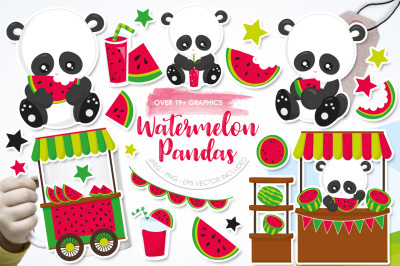 Watermelon Pandas