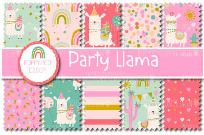Party Llama paper set