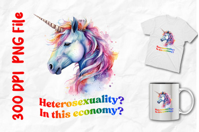 In This Economy Pride Rainbow Unicorn