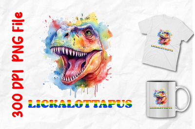 Pride Rainbow T-rex