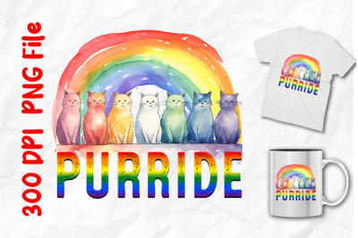 Purrride Cats Rainbow