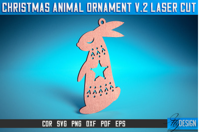 Christmas Animal Ornaments Laser Cut SVG | Christmas Ornaments Laser