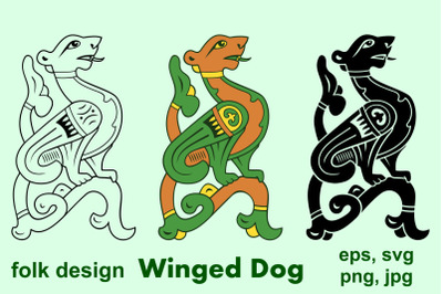 Winged Dog Folk Design