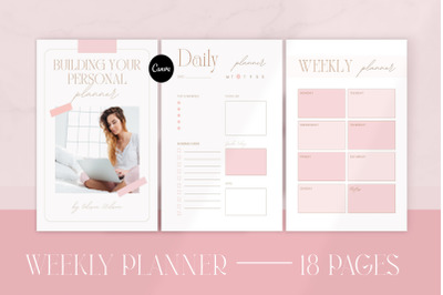 Yearly Digital Planner Canva