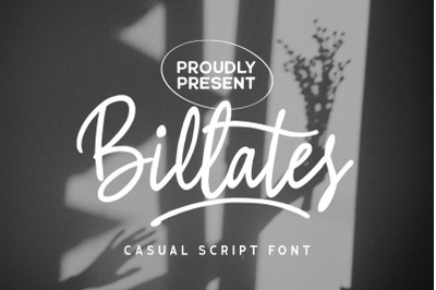 Billates - Casual Script Handwritten