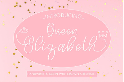 Queen Elizabeth - A Royal Script Font