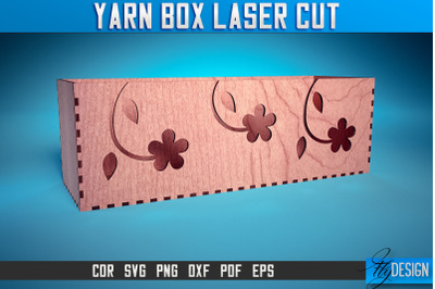 Yarn Box Laser Cut SVG | Yarn Box Laser Cut SVG Design | CNC Files