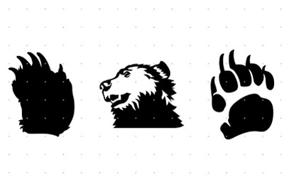 Bear paw SVG