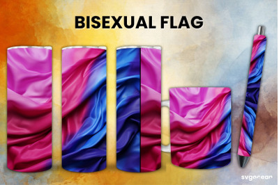 LGBTQ+ &nbsp;Bisexual&nbsp;Flag Bundle | Tumbler | Mug | Pen