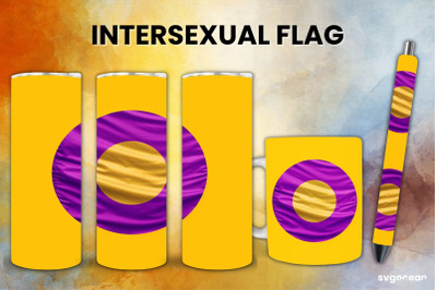 LGBTQ+ Intersexual Flag Bundle | Tumbler | Mug | Pen