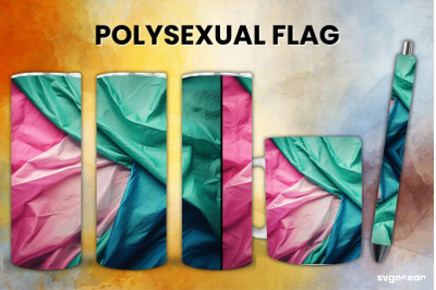 LGBTQ+ Polysexual&nbsp;Flag Bundle | Tumbler | Mug | Pen