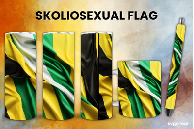 LGBTQ+ Skoliosexual Flag Bundle | Tumbler | Mug | Pen