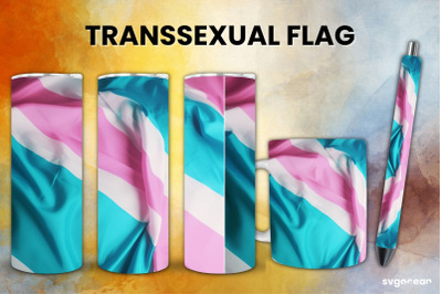 LGBTQ+ Transsexual&nbsp;Flag Bundle | Tumbler | Mug | Pen