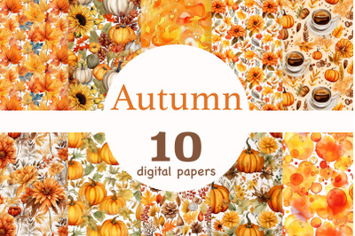 Autumn Seamless Paper | Pumpkin Pattern Collection