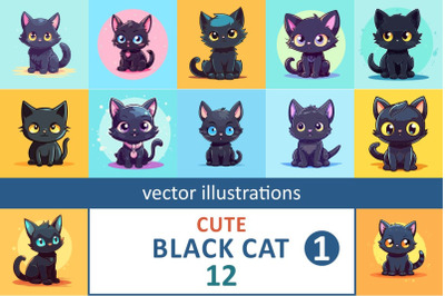 Black magical Cat