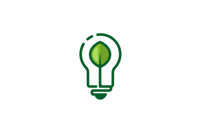 Natural Bio energy production idea logo template