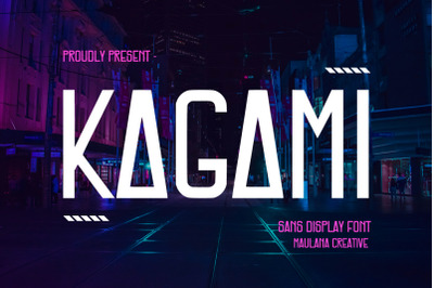 Kagami Sans Display Font