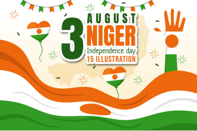 15 Happy Niger Republic Day Illustration