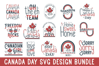 Canada Day Svg Design Bundle